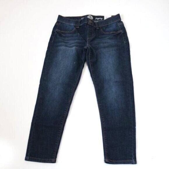 NWT Girls Denim Jeggings size 12 1/2  Dark Blue - Picture 1 of 5